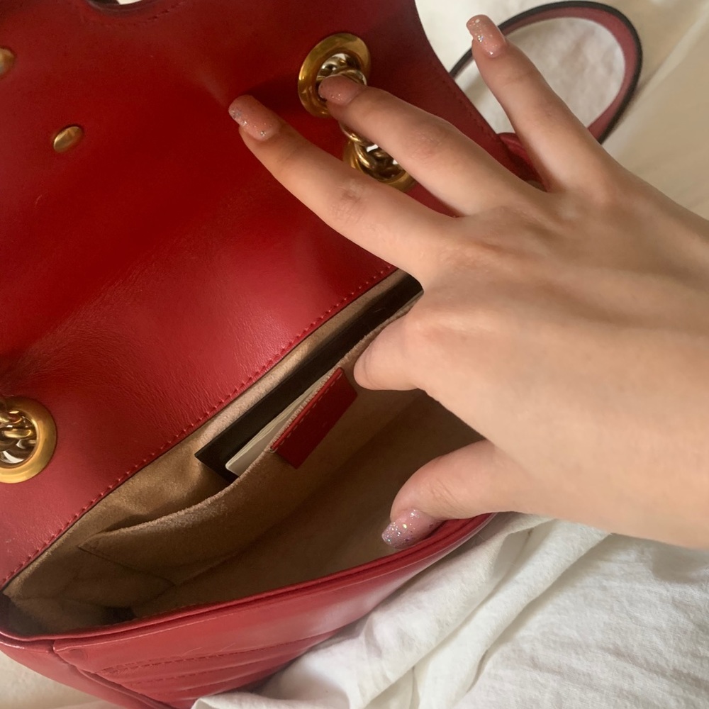 GG Marmont small matelassé shoulder bag - Picture 6 of 7